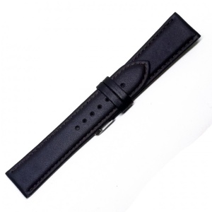 Curea Ceas „Pure Comfort” A-812 – Piele Naturală Hipoalergenică, Maro Coniac (18mm - 22mm) - Img 3