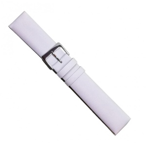 Curea Ceas „Snow White XL” 9XL16 – Piele Naturală, Alb Imaculat (10mm - 22mm) - Img 2