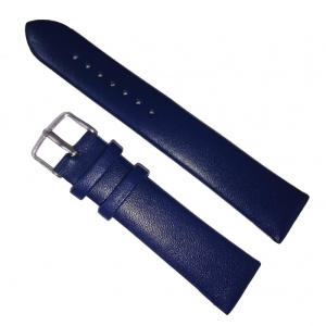 Curea ceas din piele ecologica albastră - 18mm 20mm WZ2677