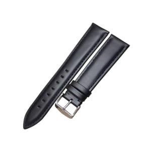 Curea Ceas din Piele Naturală Neagra 10mm 12mm, 14mm, 16mm, 18mm, 20mm, 22mm, 24mm, 26mm, 28mm