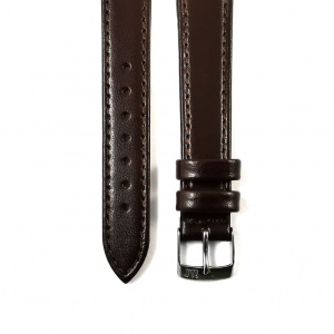 Curea ceas Morellato Original - Piele Naturala, Culoare Maro-inchis - 16mm - A01U1564220034CR - Img 2