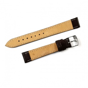 Curea ceas Morellato Original - Piele Naturala, Culoare Maro-inchis - 16mm - A01U1564220034CR - Img 3