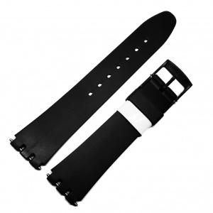 Curea ceas Morellato - Starter PVC Black - Realizata din cauciuc, prindere Swatch 16mm - A01U0279190019MO - Img 2