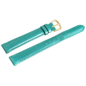 Curea Ceas Piele Naturala Turcoaz 12mm 14mm 813763630012