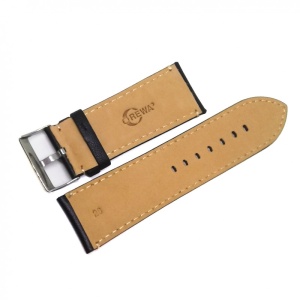 Curea ceas Rewa - Culoare Neagra, cusatura Alba - 28mm - WZ3731 - Img 2