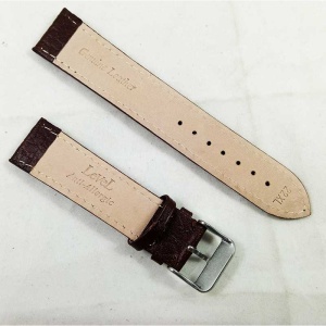 Curea Ceas XL Piele Naturala Maro 22mm WZ2316 - Img 2