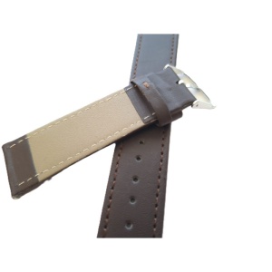 Curea Ceas XXL Piele Ecologică Maro 12-24mm - Img 2