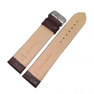 Curea de Ceas Alfa XXL - Piele Naturala - Anti-Alergic - Maro - 20mm / 22mm / 24mm - WZ2013 - Img 2
