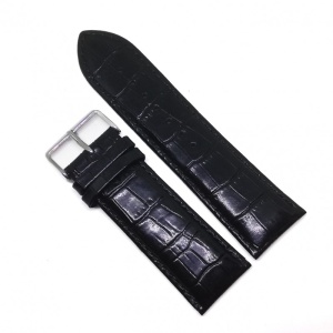 Curea de ceas deBeer PARIS - Handcrafted - Piele Naturala Neagra - 26mm / 28mm - WZ3725