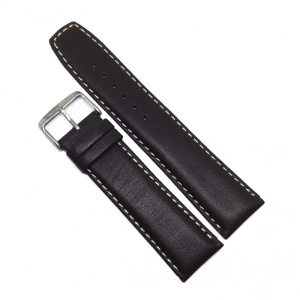 Curea de ceas din Piele Naturala - Culoare Maro-Inchis 22mm 24mm - GR933 XL - Img 1