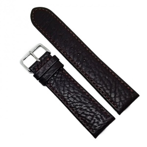 Curea de ceas din piele naturala maro - 20mm, 24mm - C2954