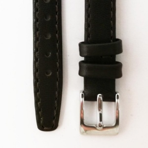 Curea de ceas din piele naturala maronie XXL - 12mm - C2939 - Img 2