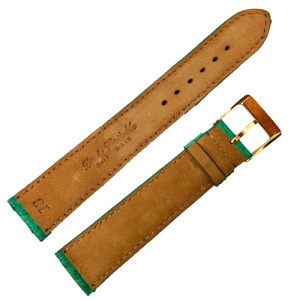 Curea de Ceas din Piele Veritabilă de Curcan – Fleurus France (16mm, 20mm) - Img 2