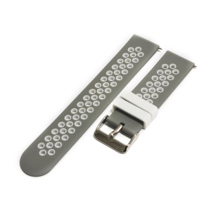 Curea de ceas Gri din Silicon 22mm WZ5357 - Img 4