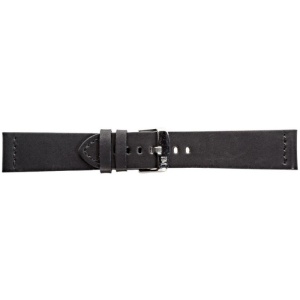 Curea de ceas Morellato Bramante Cuoio Oil - Culoare Neagra - Handmade - 22mm - Img 2
