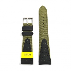 Curea de ceas Morellato - Cordura Water Resistant - Culoare Kaki cu Negru - 22mm - A01X4747110072CR - Img 2