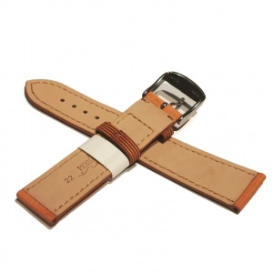 Curea de ceas Morellato Fatto a Mano - Culoare Maro-deschis - 20mm, 22mm - WZA01X5046B71046CR - Img 2