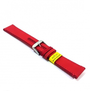 Curea de ceas Morellato Water Resistant - Piele Naturala si Material Tehnic - Culoare Rosie - 22mm - A01X5395B55083CR - Img 3