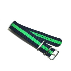 Curea de ceas Nato Albastru si Verde 20mm 22mm N50 - Img 3