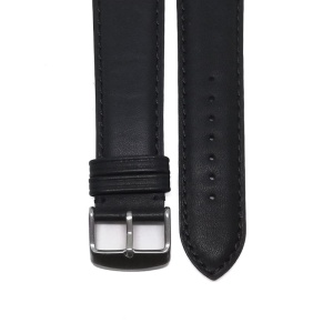 Curea de ceas Neagra din Piele Naturala - Antialergica - 18mm, 20mm, 22mm - WZ3654 - Img 2