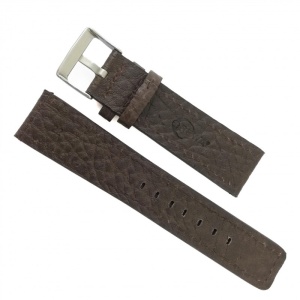Curea de ceas Rewa - Culoare Maro - Textura Bizonata - 20mm, 22mm - WZ3967 - Img 2