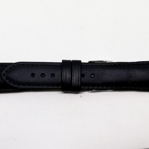 Curea de piele naturala neagra - 21mm - C2974 - Img 3