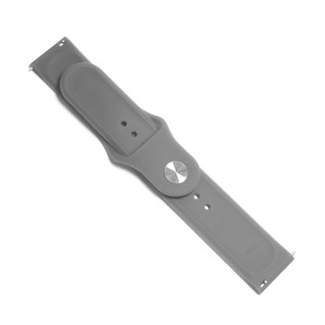 Curea de SmartWatch Gri tip smartwatch din Silicon moale 22mm JD1606G - Img 2