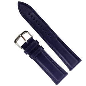 Curea Piele Naturală Bleumarin – 16/18/20/22/24 mm - Cataramă Oțel