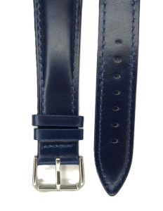 Curea Piele Naturală Bleumarin – 18/20/22 mm – Lungime XL (135+80 mm) - Img 3