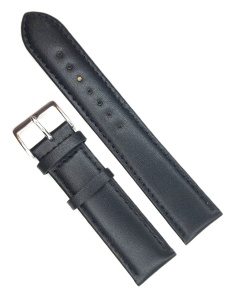 Curea Piele Naturală Neagră – 21 mm – Made in France – Rafinament Clasic și Caracter Puternic