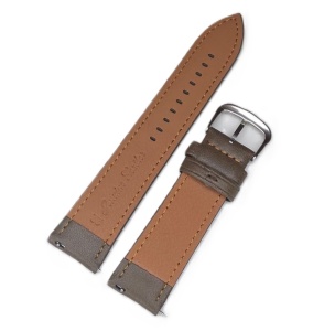 Curea Piele Naturală Taupe – 14/16/18/20/22 mm – Cataramă Oțel – Finisaj Sofisticat - Img 2