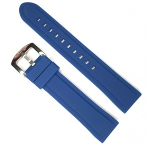 Curea Silicon Fin la Atingere pentru Smartwatch – 20 mm – 5 Culori – Lungime M – Cataramă Argintie - Img 4