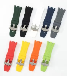 Curea Silicon pentru AP Royal Oak Offshore – 28 mm – 5 Culori – Impermeabilă – Compatibilă 15710/15703 - Img 1