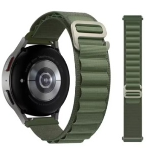 Curea Universală Alpine Loop – Nylon 22 mm – Orange, Alb, Albastru și Verde Marin – Pentru Smartwatch și Ceasuri Tradiționale - Img 4