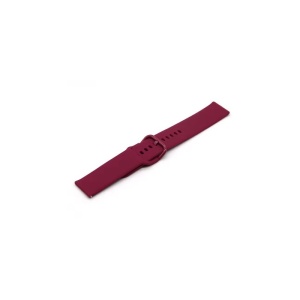 Curea vișinie din silicon tip smartwatch 20mm / 22mm — schimb ceas sport, stil modern WZ1520 - Img 2