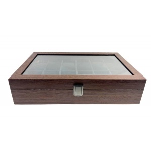 Cutie de Depozitare și Organizare Elegantă pentru 12 Ceasuri | CF-W54 | Maro| Watchzone - Img 2