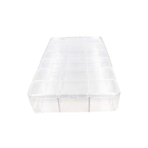 Cutie Material Acrilic Transparent 18 Spații WZ2381