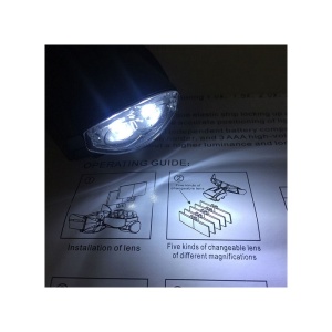 Lanterna Frontala cu LED si lupe No. 9892C - Img 5