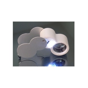 Lupa Bijutier Ceasornicar 40X cu Led si UV 9888 - Img 4