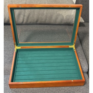 Organizator Inele și Bijuterii cu 8 randuri Si Geam Transparent WZ792 - Img 3