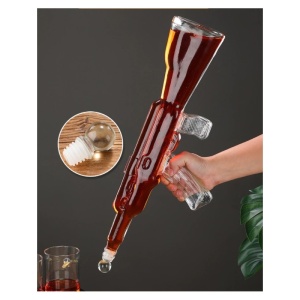 Set Decantor „Kalashnikov Edition” – Lux și Originalitate pentru Băuturi Fine (1000 ml) - Img 2