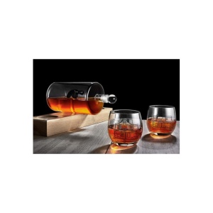 Set Decantor Whiskey „Mjölnir Hammer” JoyJolt – Design Sculptural și Rafinament Artizanal - Img 2