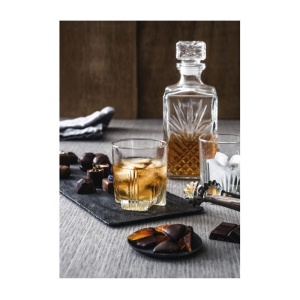 Set whisky Bormioli Selecta, 7 piese din sticla - Img 4