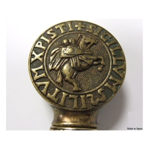 Spadă Cavaler Templier cu Teacă – 110 cm – Cadou Ideal pentru Colecționari - Img 4