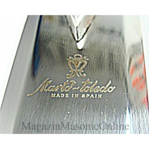 Spadă Masonică de Lux Silver – Marto Toledo – Oțel Inoxidabil 116 cm – Model 776 Albastră - Img 8