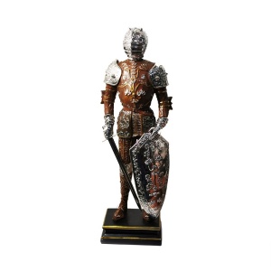 Statuetă Cavaler Medieval – Fleur-de-lis – 55 cm – Decor pentru Lojă și Birou - Img 2