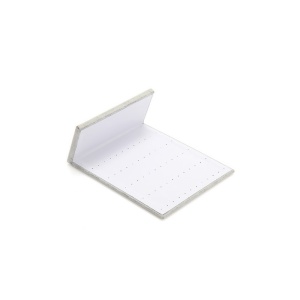 Suport Expunere Cercei – Catifea Gri/Negru – 30 de Perechi (60 Spații) – 25 x 20 cm – WZ1652 - Img 3