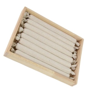 Tavă de Expoziție pentru Inele – Lemn și Material Textil – 23.5x17x3 cm – 9 Spații – Expozitor Bijuterii - Img 3