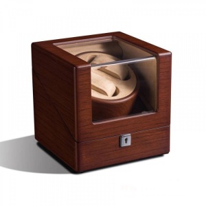 Watch Winder 2+ 0 - Lemn Natur - Dispozitiv pentru intoarcere ceasuri automatice - WW3868 - Img 3