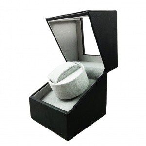 Watch Winder Compact WW3143 – Black Leather Edition - Img 1